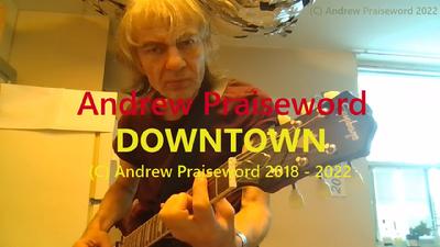 Title screen for Andrew Praiseword's "Downtown"